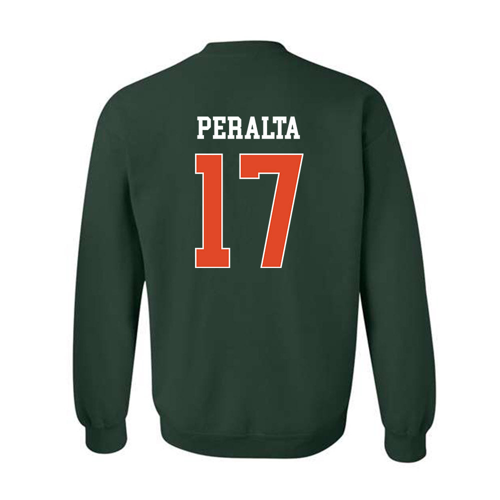 Miami - NCAA Baseball : Fabio Peralta - Classic Shersey Crewneck Sweatshirt-1