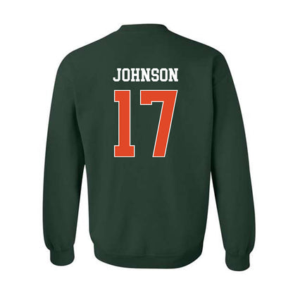 Miami - NCAA Football : Tony Johnson - Classic Shersey Crewneck Sweatshirt-1