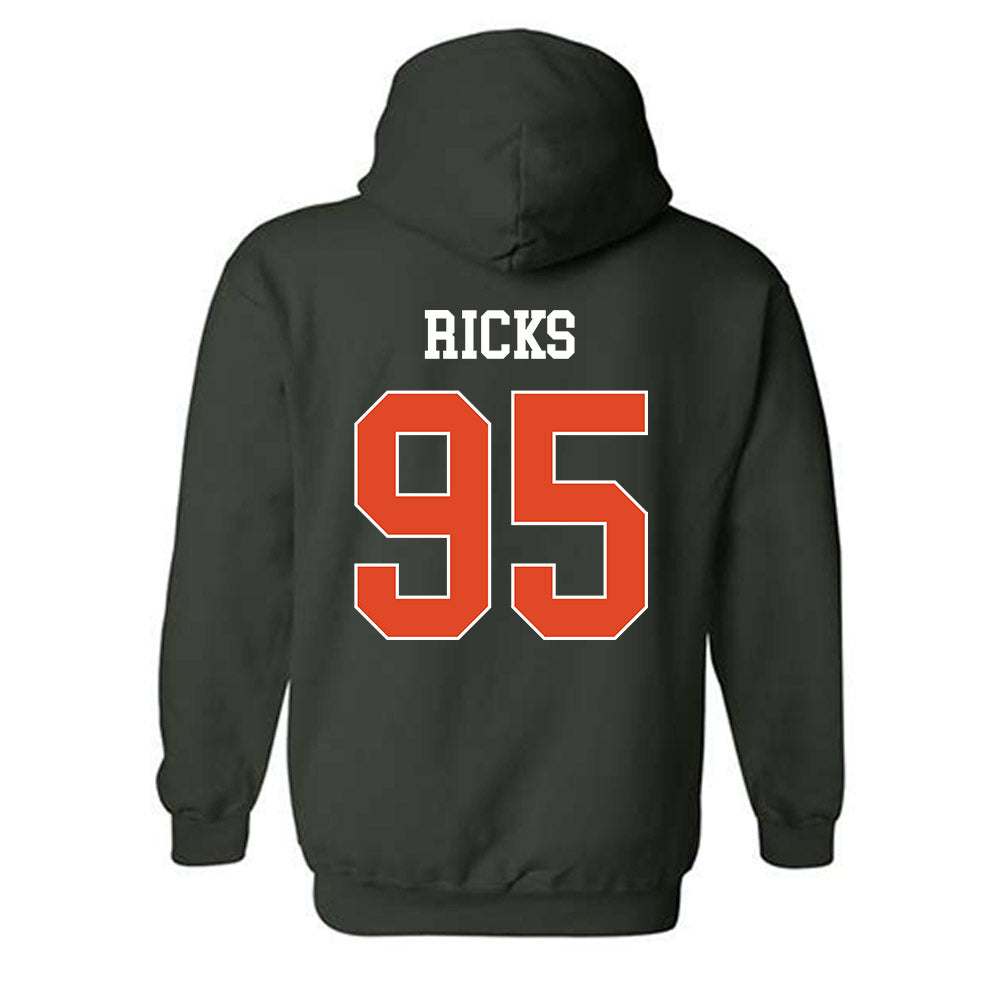 Miami - NCAA Football : Cooper Ricks - Hooded Sweatshirt