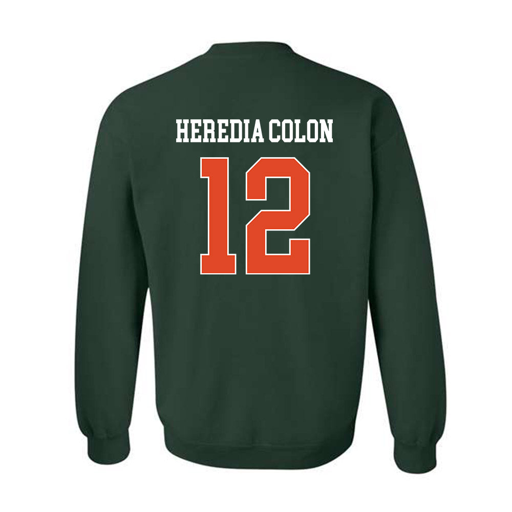 Miami - NCAA Women's Volleyball : Flormarie Heredia Colon - Classic Shersey Crewneck Sweatshirt-1