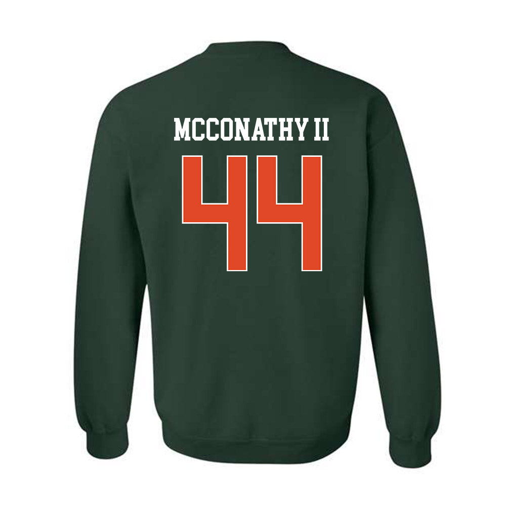 Miami - NCAA Football : Cole McConathy II - Classic Shersey Crewneck Sweatshirt-1