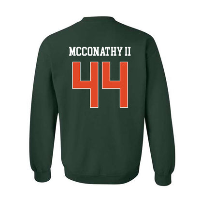 Miami - NCAA Football : Cole McConathy II - Classic Shersey Crewneck Sweatshirt-1