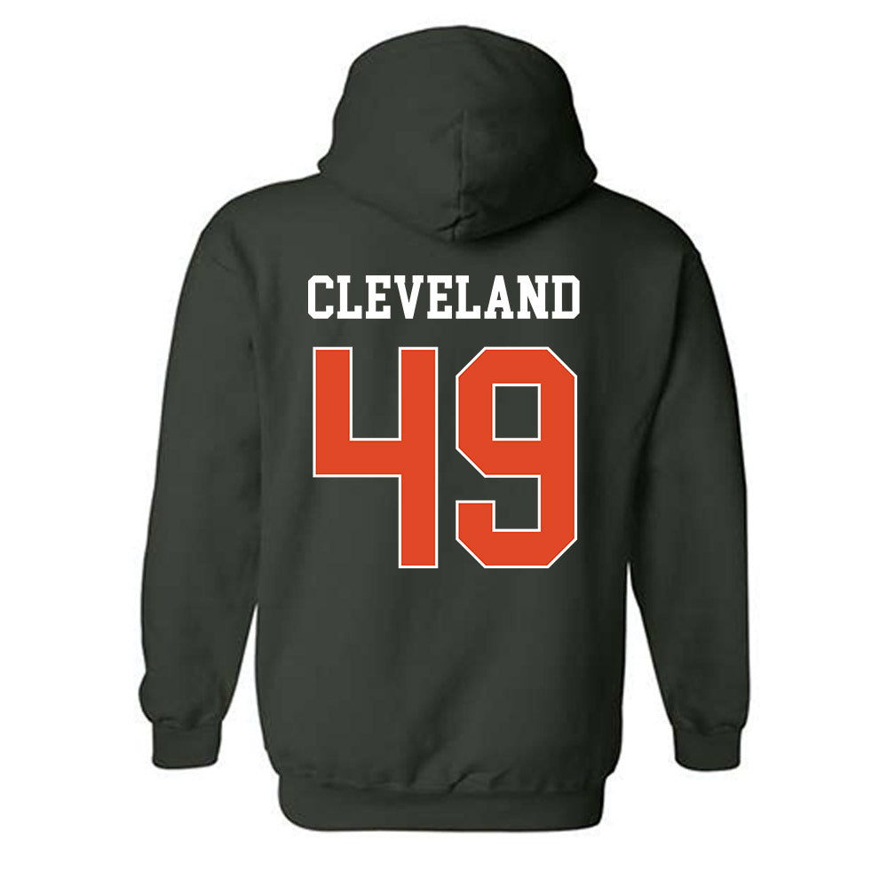Miami - NCAA Baseball : Jackson Cleveland - Classic Shersey Hooded Sweatshirt-1