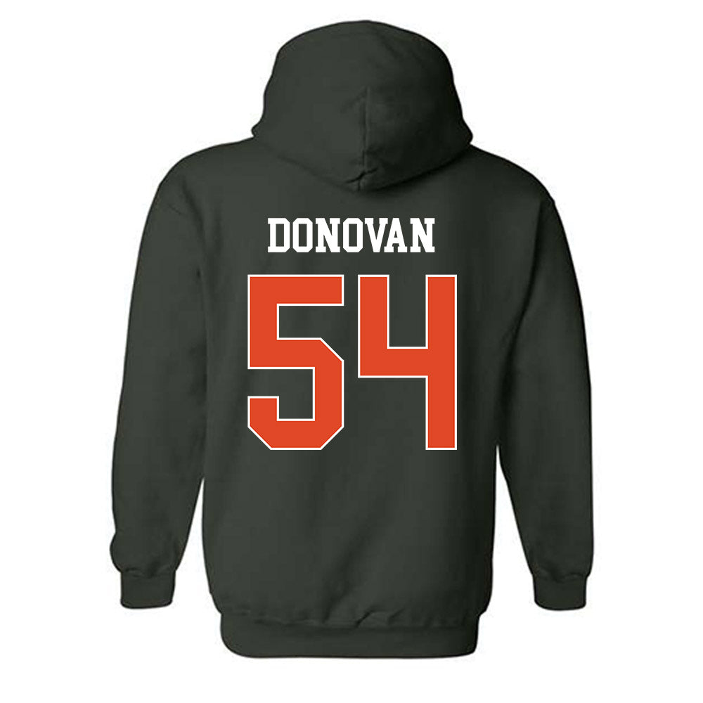 Miami - NCAA Football : Michael Donovan - Classic Shersey Hooded Sweatshirt-1