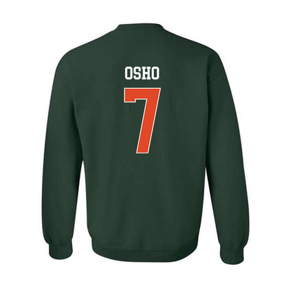 Miami - NCAA Women's Basketball : Danielle Osho - Classic Shersey Crewneck Sweatshirt-1