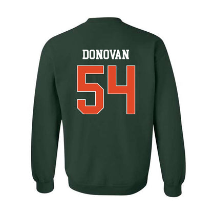 Miami - NCAA Football : Michael Donovan - Classic Shersey Crewneck Sweatshirt-1
