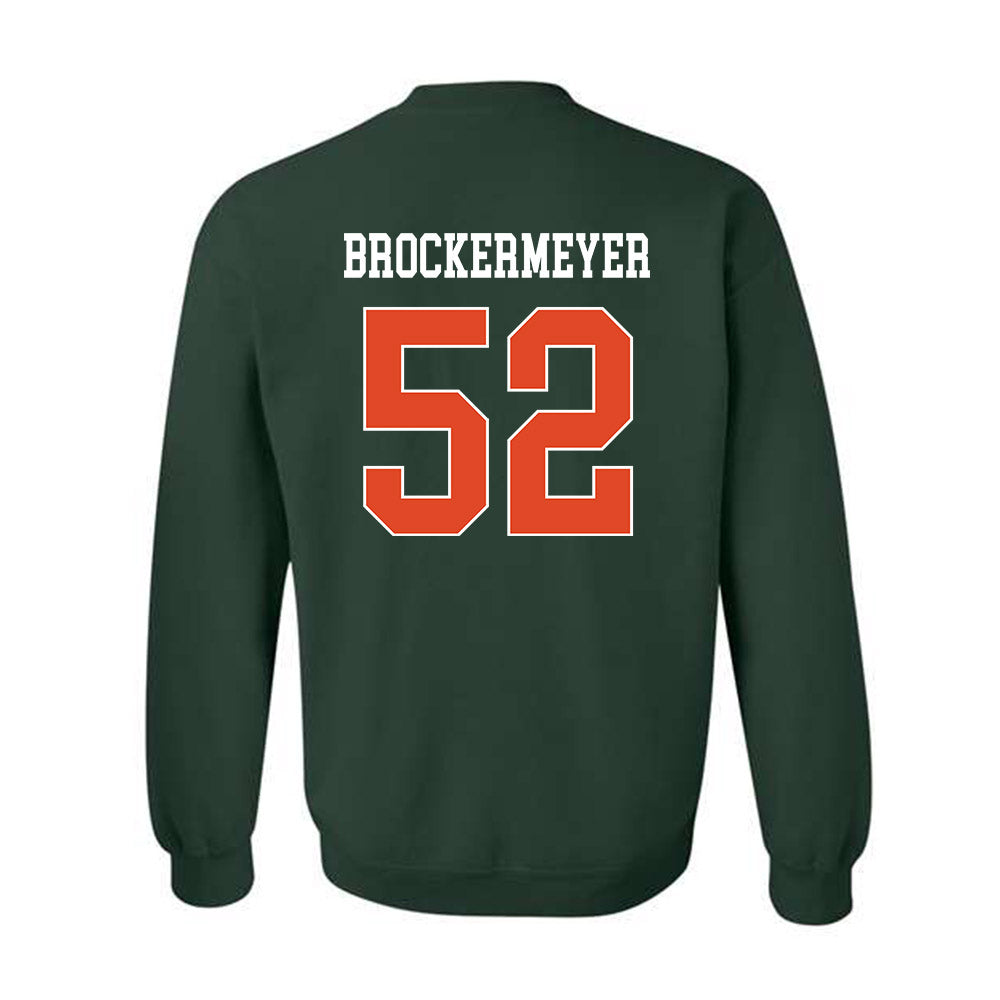 Miami - NCAA Football : James Brockermeyer - Classic Shersey Crewneck Sweatshirt-1