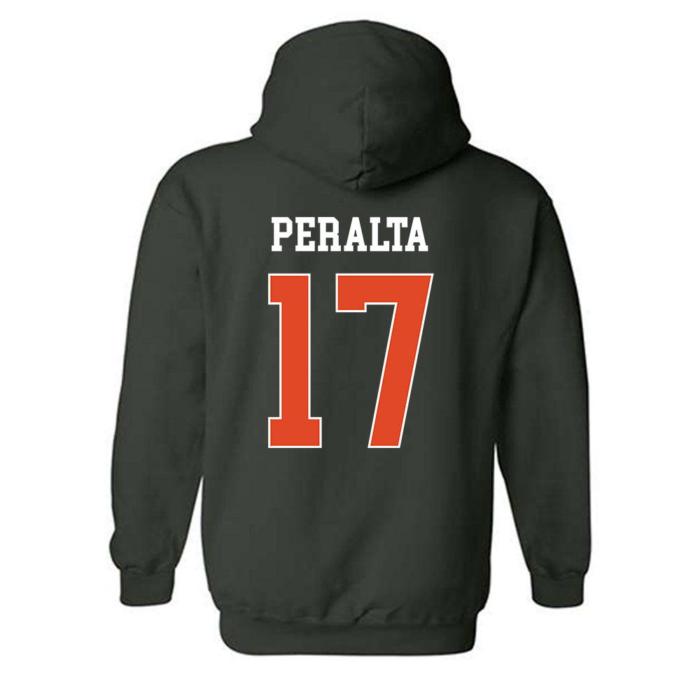 Miami - NCAA Baseball : Fabio Peralta - Classic Shersey Hooded Sweatshirt-1