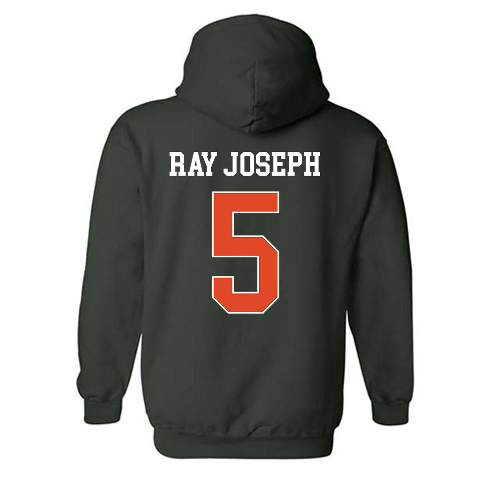 Miami - NCAA Football : Ray Ray Joseph - Classic Shersey Hooded Sweatshirt-1