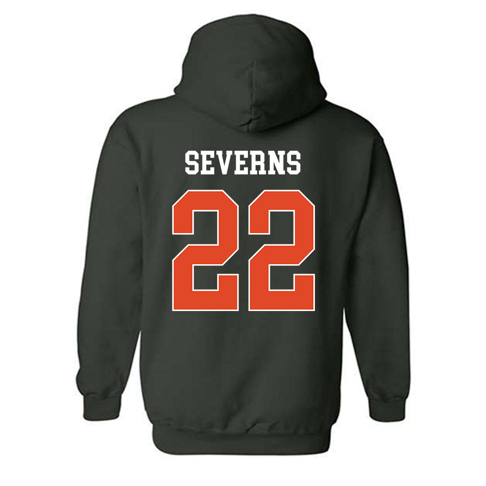 Miami - NCAA Women's Soccer : Brie Severns - Classic Shersey Hooded Sweatshirt-1