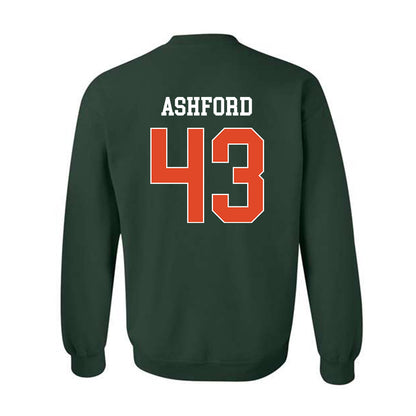 Miami - NCAA Baseball : Ryan Ashford - Classic Shersey Crewneck Sweatshirt-1