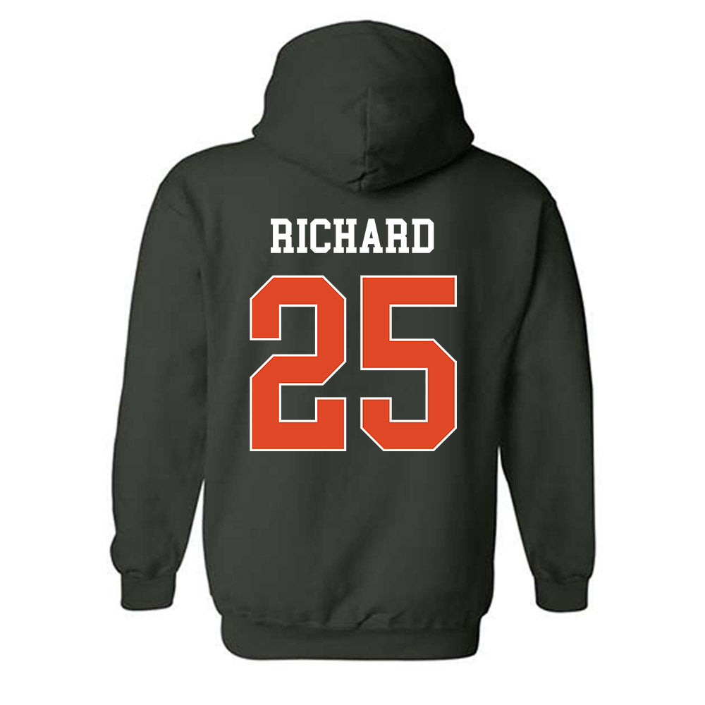 Miami - NCAA Football : Jadais Richard - Classic Shersey Hooded Sweatshirt-1
