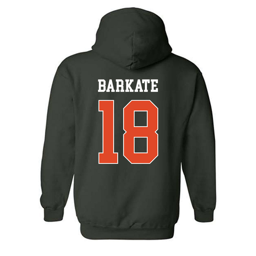Miami - NCAA Football : Cooper Barkate - Classic Shersey Hooded Sweatshirt-1