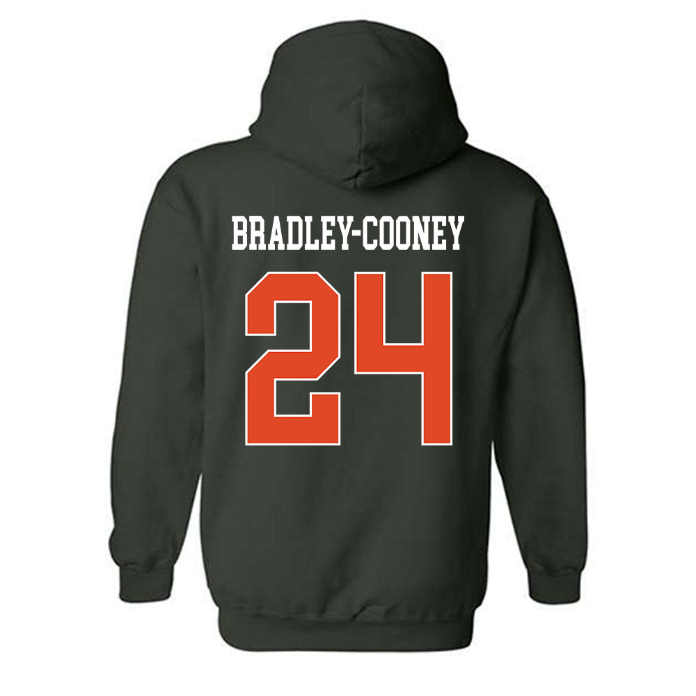 Miami - NCAA Baseball : Packy Bradley-Cooney - Classic Shersey Hooded Sweatshirt-1