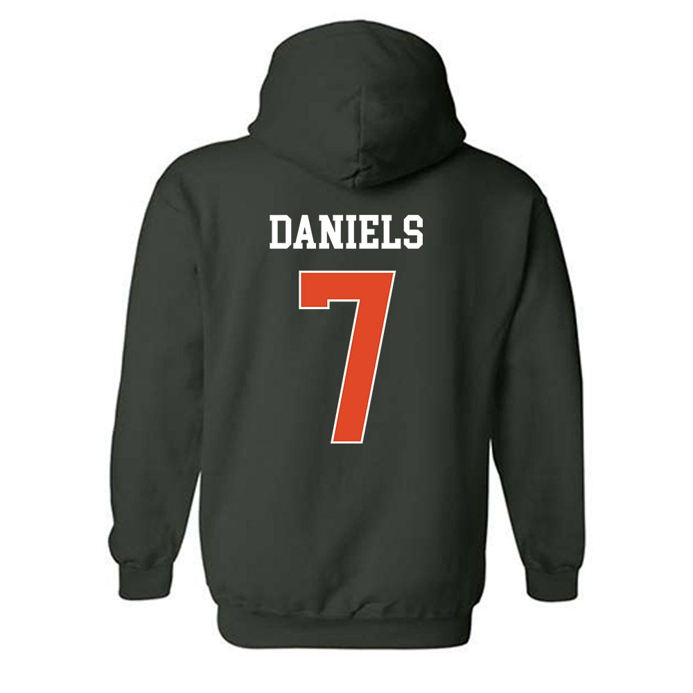 Miami - NCAA Football : CJ Daniels - Classic Shersey Hooded Sweatshirt-1