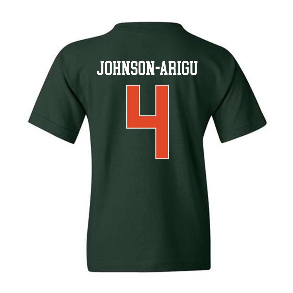 Miami - NCAA Men's Basketball : Isaiah Johnson-Arigu - Classic Shersey Youth T-Shirt