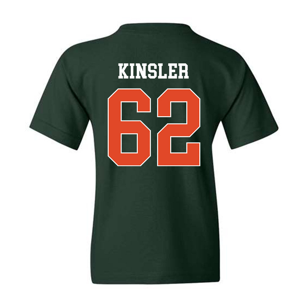 Miami - NCAA Football : Tommy Kinsler - Youth T-Shirt