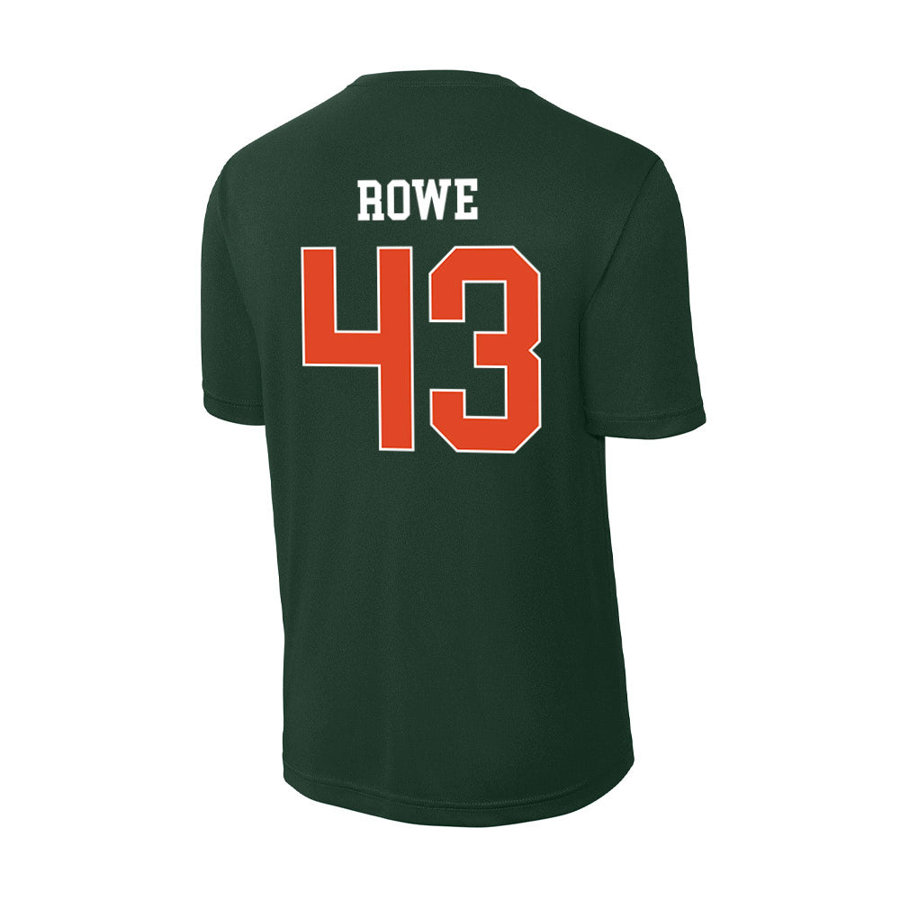 Miami - NCAA Football : Tyler Rowe - Classic Shersey Activewear T-Shirt-1