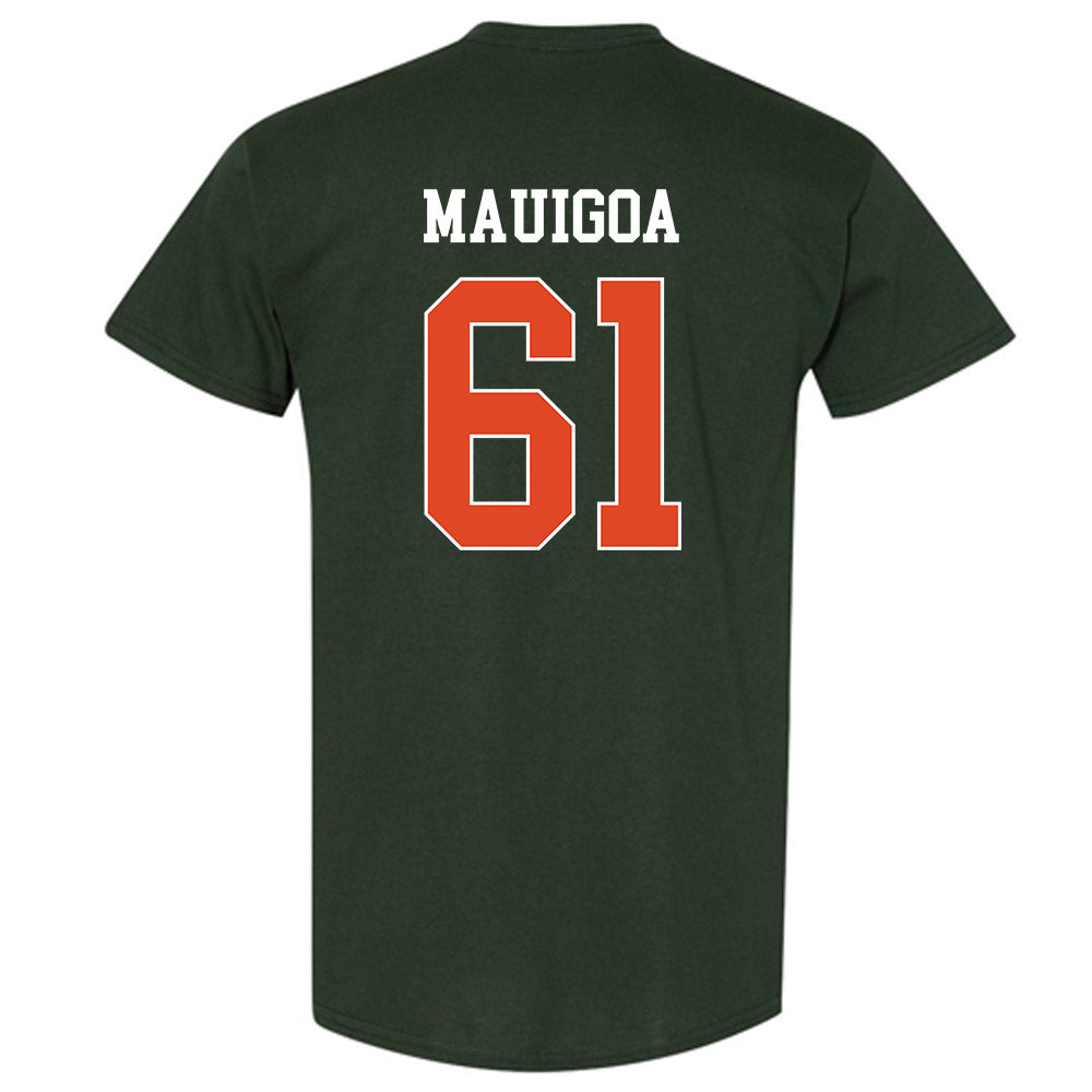 Miami - NCAA Football : Francis Mauigoa - Classic Shersey T-Shirt-1