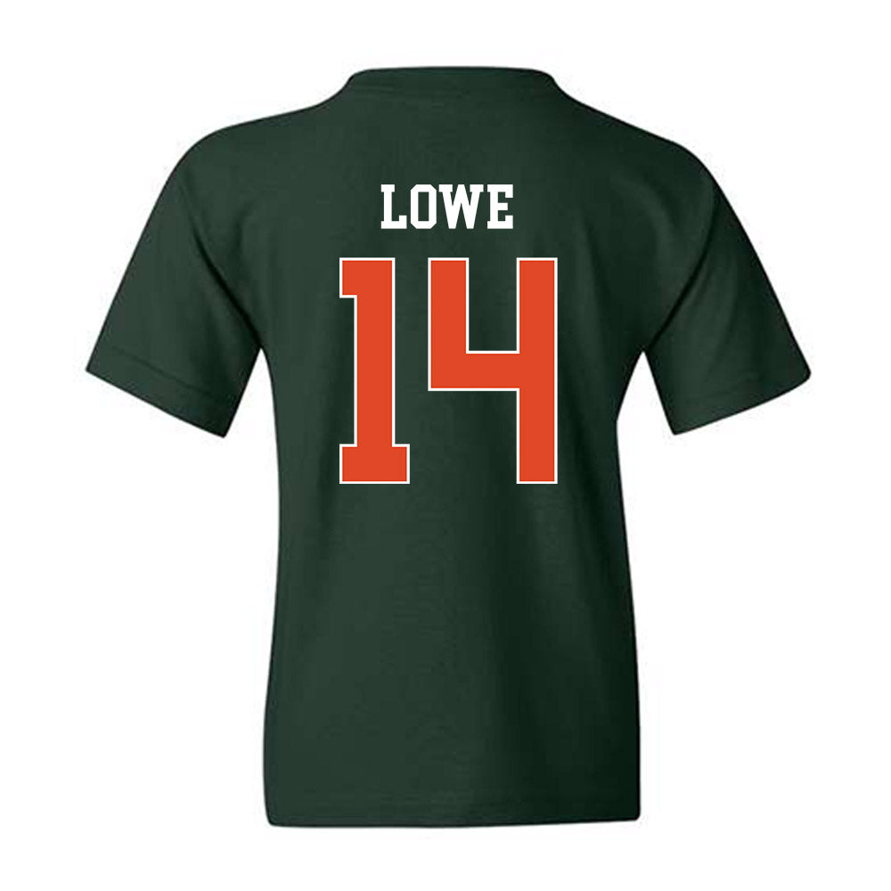 Miami - NCAA Football : Hayden Lowe - Classic Shersey Youth T-Shirt-1