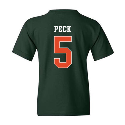 Miami - NCAA Women's Soccer : Amanda Peck - Classic Shersey Youth T-Shirt-1