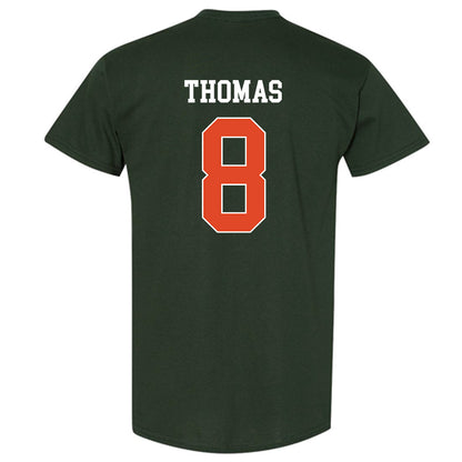 Miami - NCAA Football : Jakobe Thomas - Classic Shersey T-Shirt-1