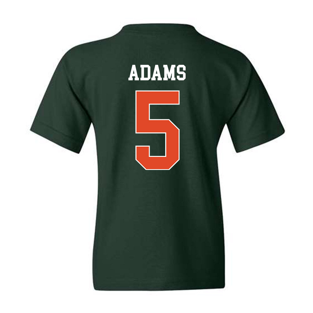 Miami - NCAA Women's Basketball : Ahnay Adams - Classic Shersey Youth T-Shirt