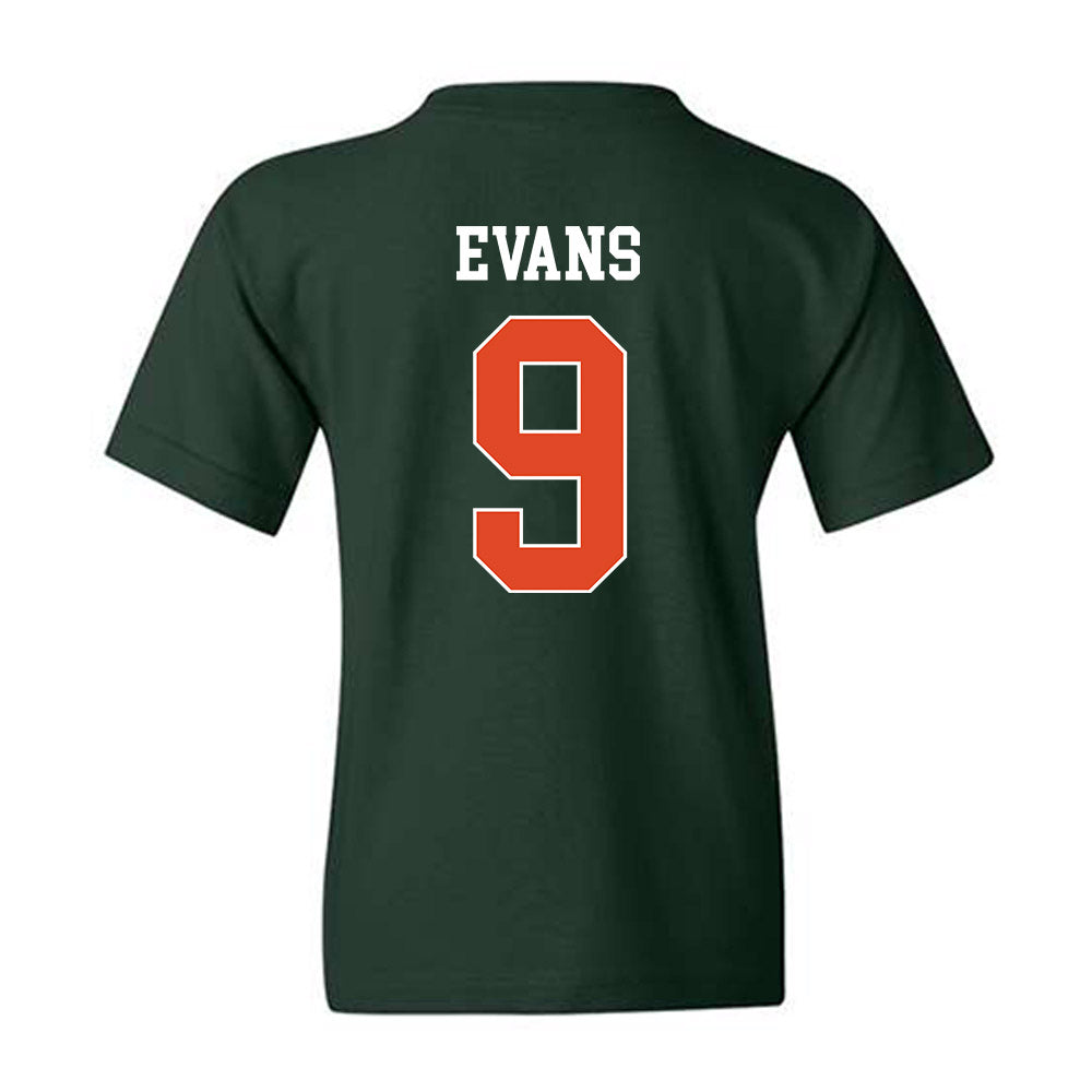 Miami - NCAA Baseball : Rob Evans - Classic Shersey Youth T-Shirt-1