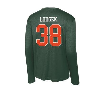 Miami - NCAA Baseball : Jake Lodgek - Classic Shersey Activewear Long Sleeve T-Shirt-1