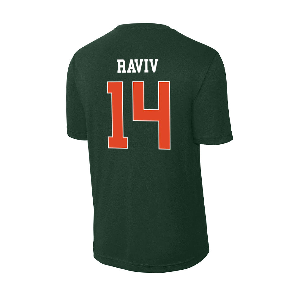 Miami - NCAA Women's Basketball : Gal Raviv - Classic Shersey Activewear T-Shirt-1