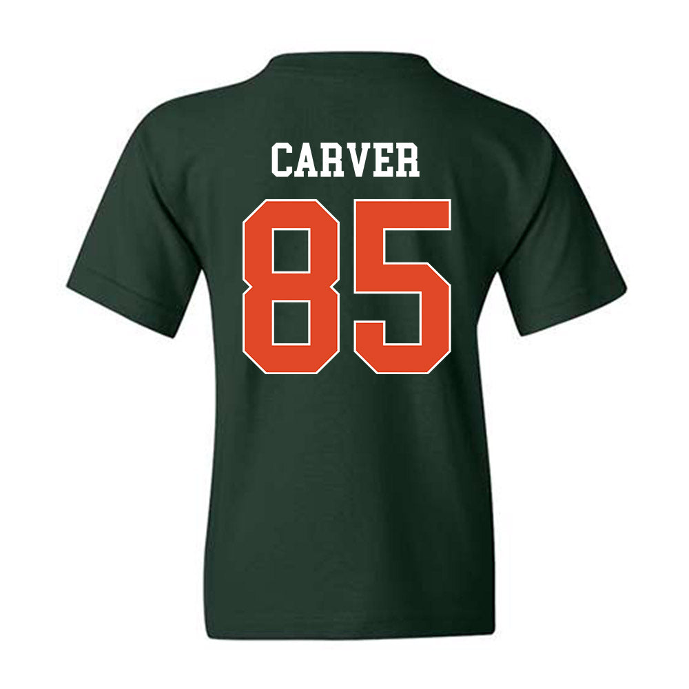 Miami - NCAA Football : Jackson Carver - Classic Shersey Youth T-Shirt-1