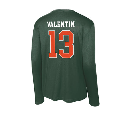 Miami - NCAA Women's Volleyball : Marla Valentin - Classic Shersey Activewear Long Sleeve T-Shirt-1