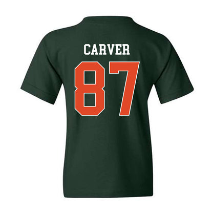 Miami - NCAA Football : Hunter Carver - Youth T-Shirt