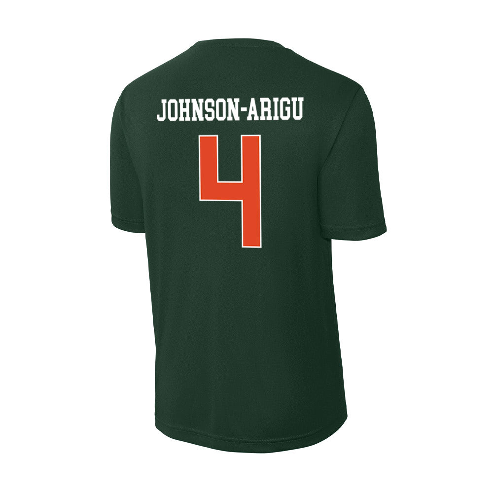 Miami - NCAA Men's Basketball : Isaiah Johnson-Arigu - Classic Shersey Activewear T-Shirt-1