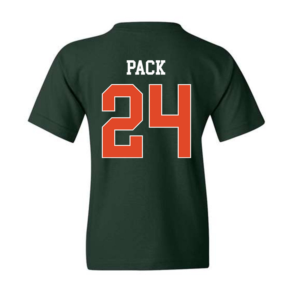 Miami - NCAA Men's Basketball : Nijel Pack - Classic Shersey Youth T-Shirt