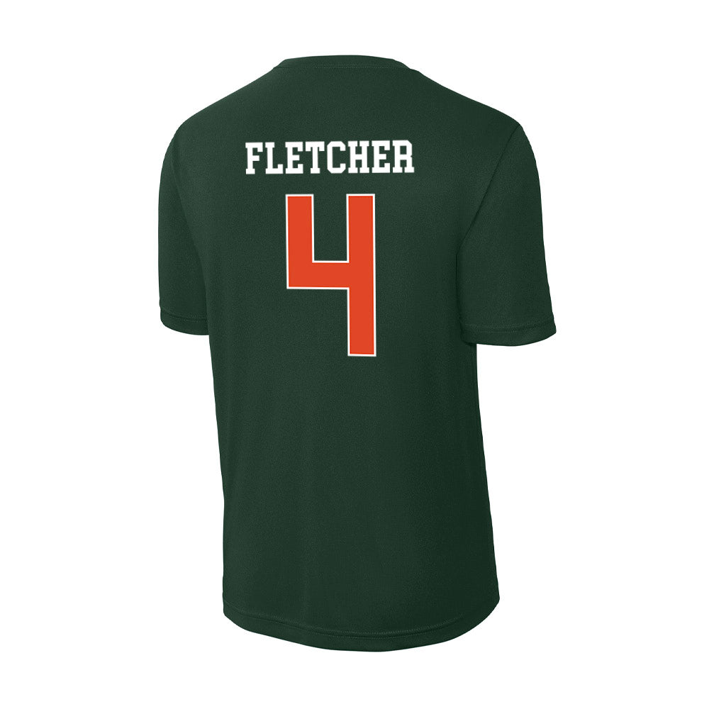 Miami - NCAA Football : Mark Fletcher - Classic Shersey Activewear T-Shirt-1