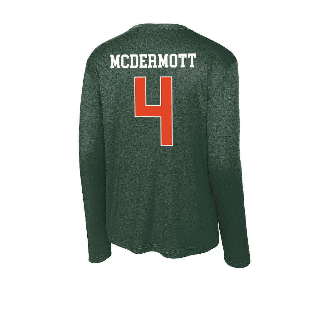 Miami - Women's Volleyball Alumni : Brooke McDermott - Classic Shersey Activewear Long Sleeve T-Shirt-1