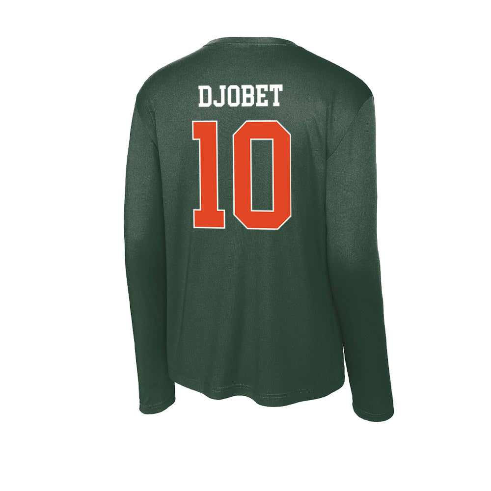 Miami - NCAA Men's Basketball : Paul Djobet - Classic Shersey Activewear Long Sleeve T-Shirt-1