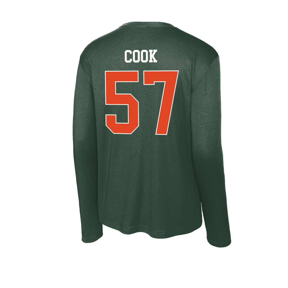 Miami - NCAA Football : Marley Cook - Classic Shersey Activewear Long Sleeve T-Shirt-1