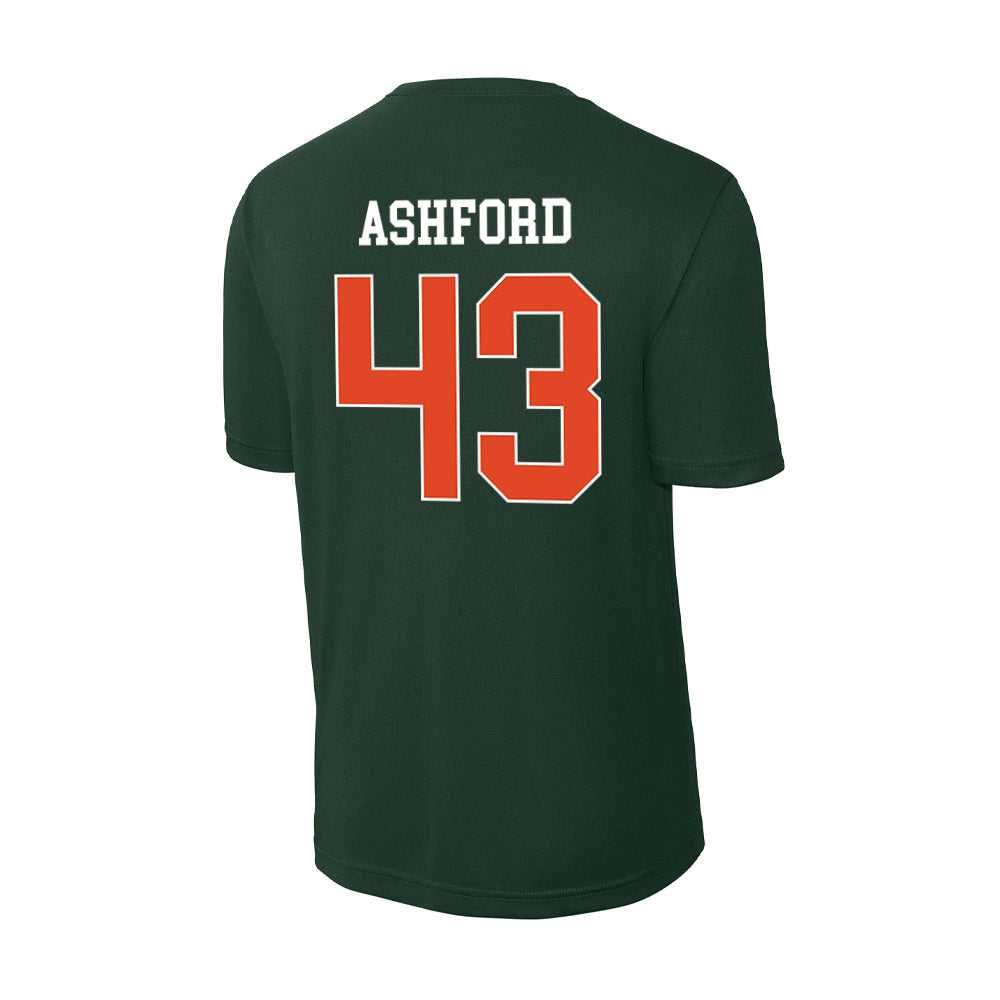 Miami - NCAA Baseball : Ryan Ashford - Classic Shersey Activewear T-Shirt-1