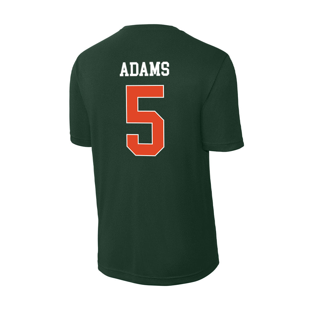 Miami - NCAA Women's Basketball : Ahnay Adams - Classic Shersey Activewear T-Shirt-1