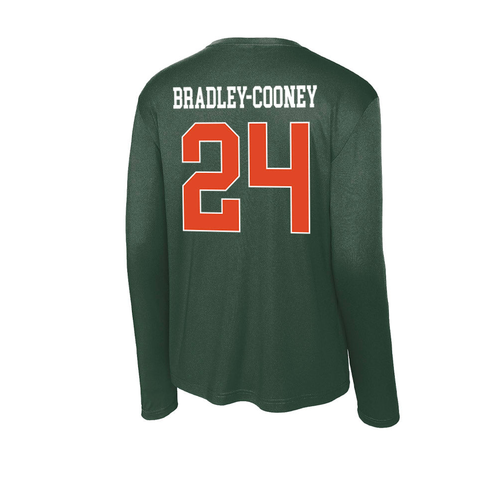 Miami - NCAA Baseball : Packy Bradley-Cooney - Classic Shersey Activewear Long Sleeve T-Shirt-1