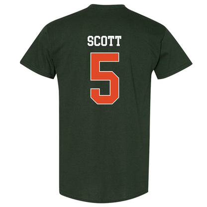 Miami - NCAA Football : Justin Scott - Classic Shersey T-Shirt-1
