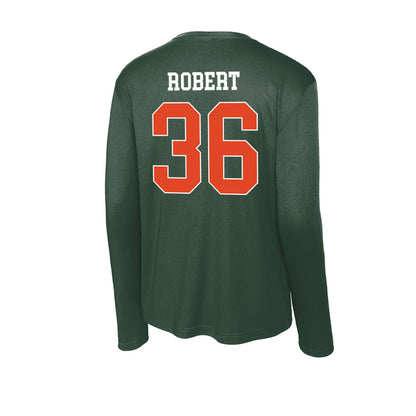 Miami - NCAA Baseball : Nick Robert - Classic Shersey Activewear Long Sleeve T-Shirt-1