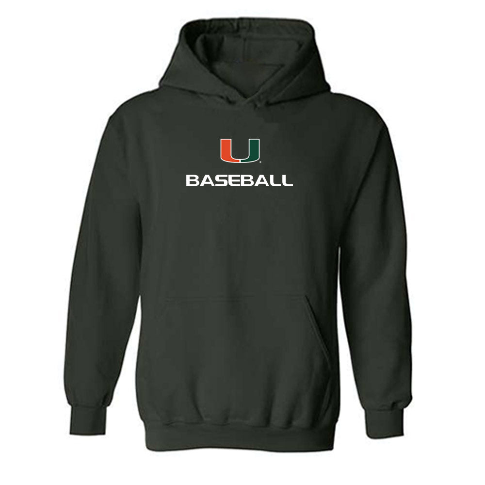 Miami - NCAA Baseball : Carson Fischer - Classic Shersey Hooded Sweatshirt-0