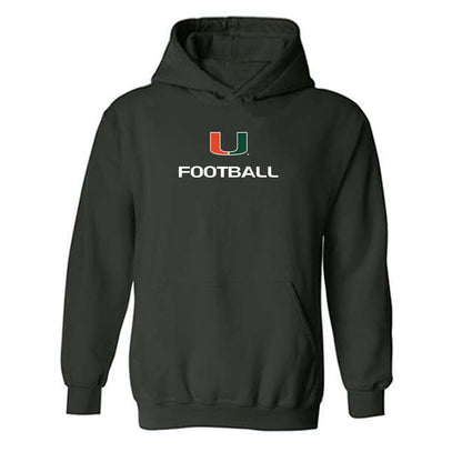 Miami - NCAA Football : Jackson Carver - Hooded Sweatshirt