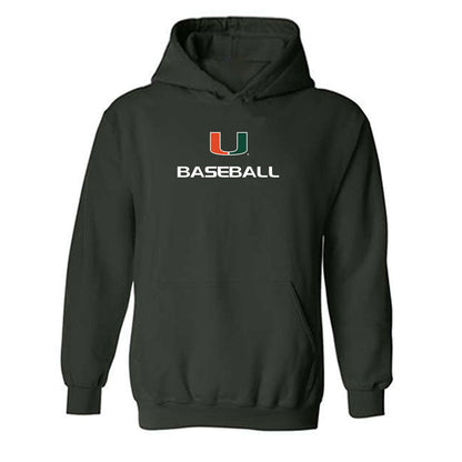 Miami - NCAA Baseball : Aidan Ray - Classic Shersey Hooded Sweatshirt-0