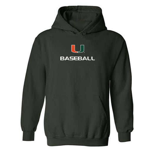 Miami - NCAA Baseball : Packy Bradley-Cooney - Classic Shersey Hooded Sweatshirt-0