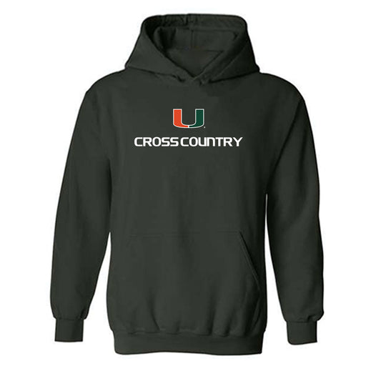 Miami - NCAA Men's Cross Country : Enrique Borrego - Classic Shersey Hooded Sweatshirt-0