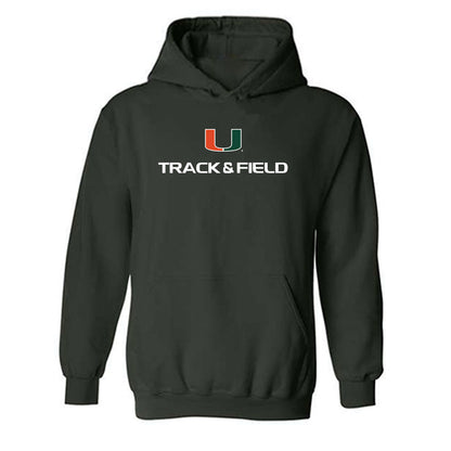 Miami - NCAA Women's Track & Field : Sam Kavanagh - Classic Shersey Hooded Sweatshirt-0